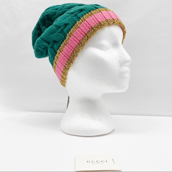Gucci Bonhate Knit Hat 544546 3GB08 3772 - Picture 8 of 14